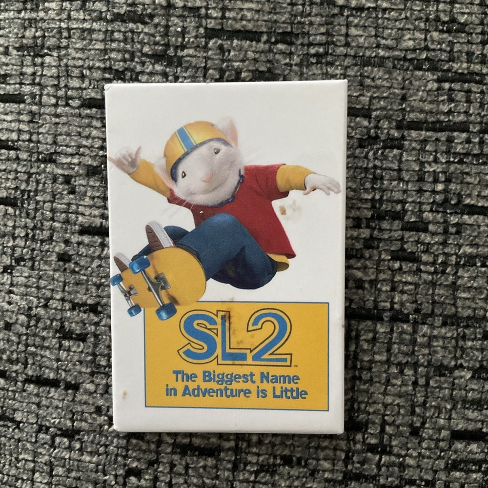 Stuart Little 2 (2002) Theater Movie Promo Button Pin Back